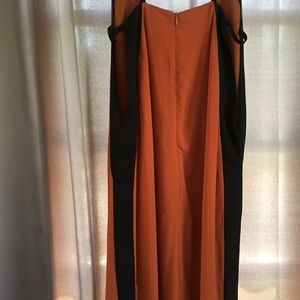 TOBI COLOR BLOCK MAXI DRESS